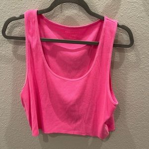 Pink crop top